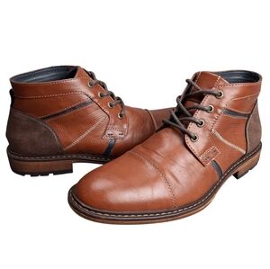 Restoration Brown Dress Chukka Boots SZ 8.5